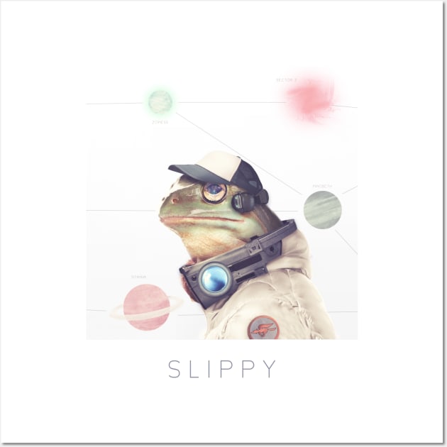 Star Team: Slippy Wall Art by AndyWynn